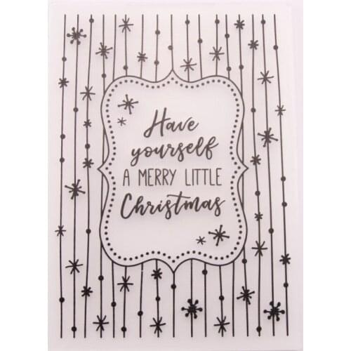 DIY Plastic Embossing Folders for DIY Scrapbooking Paper Craft/Card Making Decoration Supplies Em017 Star