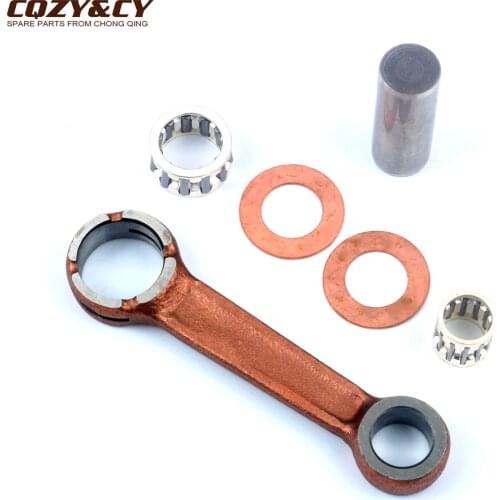 Motorcycle Crankshaft Connecting Rod for Peugeot XP6 XPS XR6 Motorhispania Furia 50 RX50 RYZ 50cc AM6 2 Stroke
