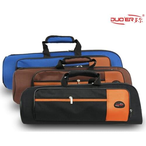 Duoer Trumpet Gig Bag 600D Oxford Bag Case for Trumpet with Adjustable Shoulder Strap 10mm Thicken Padded Foam