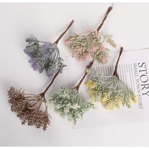 6 pieces Artificial plants Home decoration accessories Wedding Bonsai pretty Potted DIY plants Interior beautification Candy box