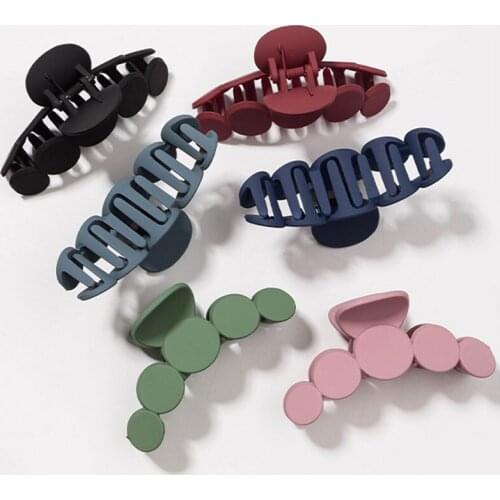 Women Hair Claws Hairpins Hair Accessories Hair Clamp Candy Barrettes Large Acrylic Hair Clip Hair Claws Ponytail Clip Hairgrips