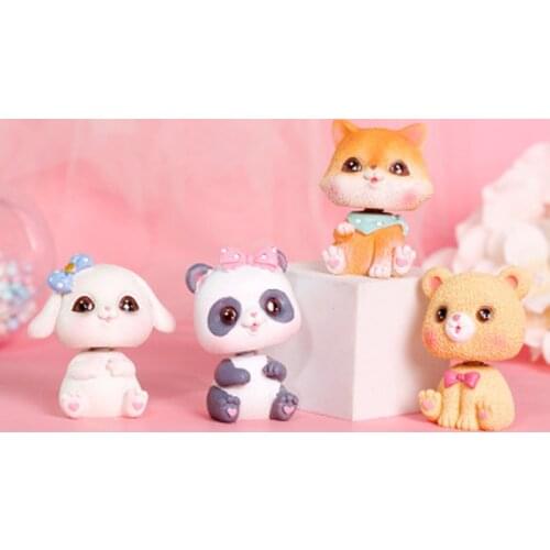 ZOCDOU 1 Piece Cute Creative Mini Cute Things Small Statue Little Figurine Crafts Figure Ornament Miniatures