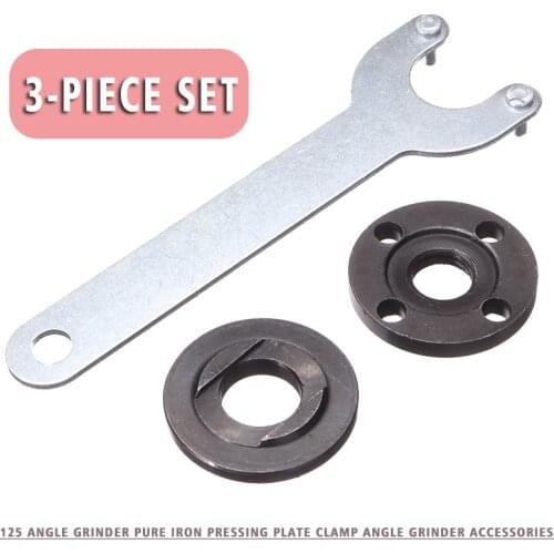 1 set M14 Angle Grinder Flange Spanner Metal Lock Nut Replace for Angle Grinder Inner Outer Flange Nuts Tool