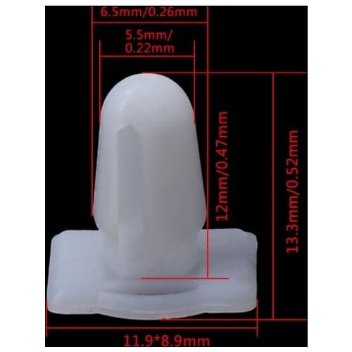 10 Pcs Door Sill Covering Trim Moulding Clips for bmw E30 E34 E38 Z4 E81 E46 E84