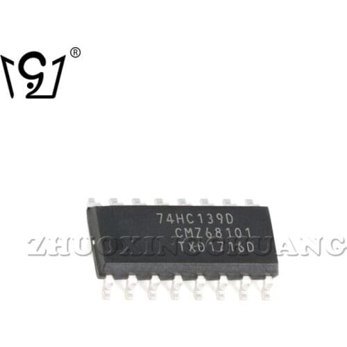 20PCS 74HC139D,653 SOIC-16 Dual 2-to 4-line decoder/demultiplexer