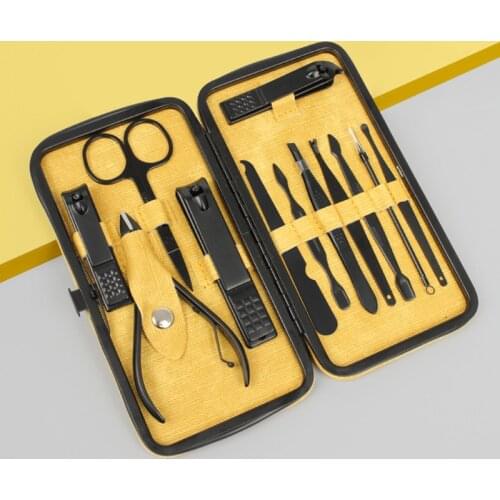 5 Colors Stainless Steel Dead Skin Remover Toenail Ingrow Edge Cut Manicure Pedicure Scissor Tweezer Nail Clipper Set Nail Tools