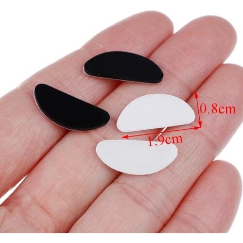 5 Pairs Anti-slip Silicone Nose Pads For Eyeglasses Glasses Brace Support Stick On Nose Pad Eyewear Accessories
