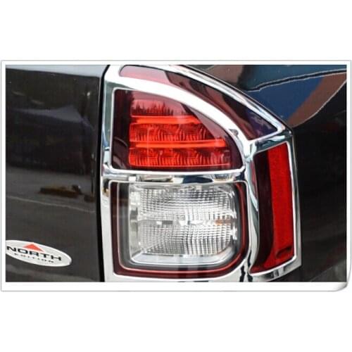 Free shipping! Higher star ABS chrome 2pcs rear lamp decoration cover,taillight trim frame for Jeep Compass 2011-2014