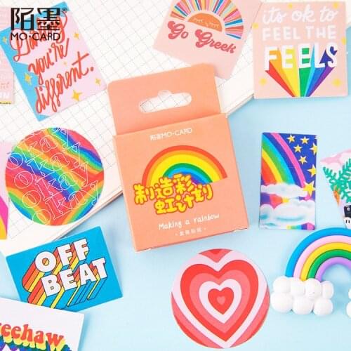 46pcs Life Adventure Paper Sticker Decoration Diy Ablum Diary Scrapbooking Label Sticker Stationery
