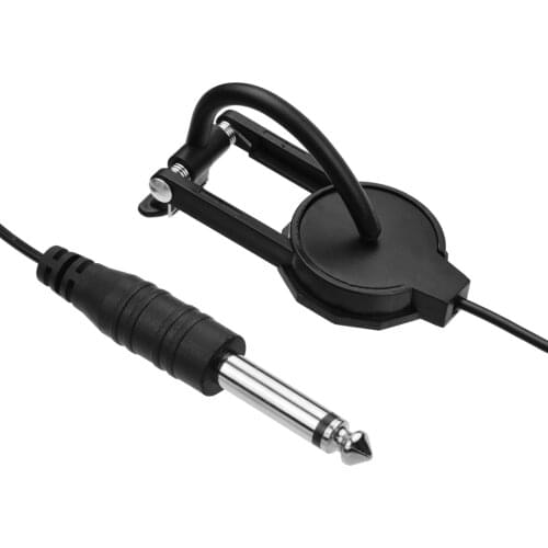 Clip-on Instrument Pickup Guitar Pick-up Mini Transducer with 1/4 Inch Connector 2.4M Cable for Guitar Violin Mandolin Ukulele