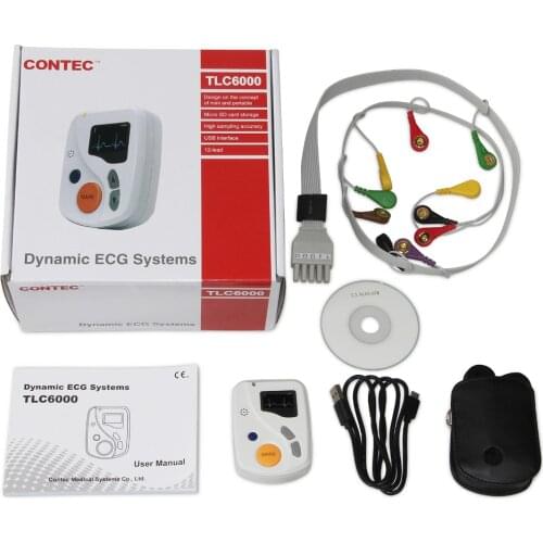 ECG Holter Systems Dynamic 12Lead 48Hours Recording Recorder & Analysis Software