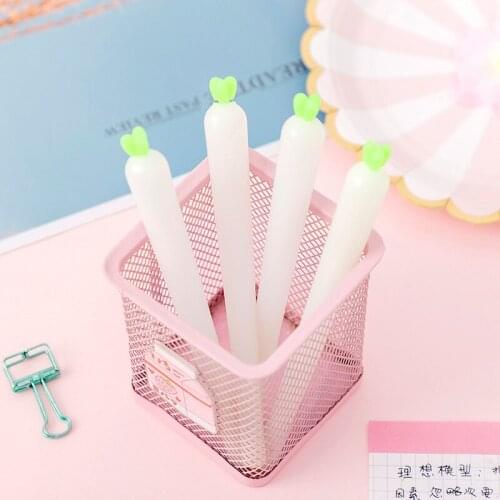 Ellen Brook 1 PCSCute Kawaii Change Color Daylight Novelty Carrot Gel Pen Gift Stationery School Office Supply Creative Pen