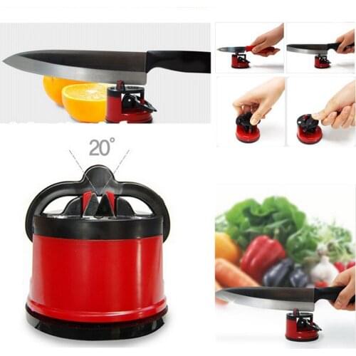 Multi-purpose Suction Knife Sharpener Sharpening Tool Easy and Safe to Sharpens Kitchen Chef Knives Damascus Knives Sharpener