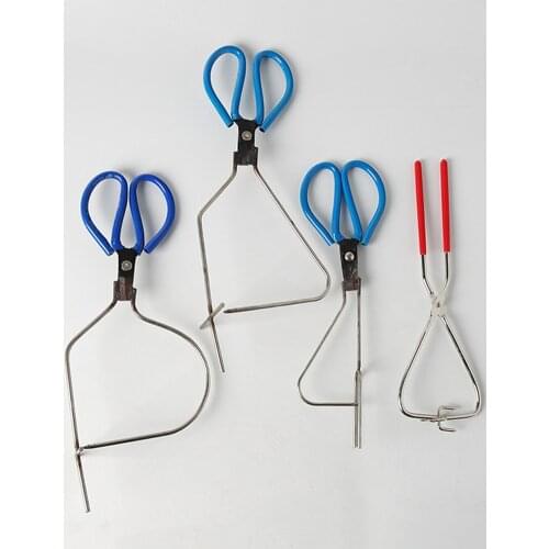 Stainless steel Clay Sculpture Dipping Tong Pottery Tool for Colour&Glaze Finishing Craft Ceramics Craft Sculpting Moulding