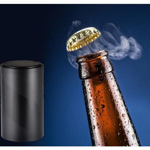 Hot Automatic Pop-up Bottle Opener Push Down Beer Soda Cap Opener Household Party Portable Beer Corkscrew Kitchen Accessories #p