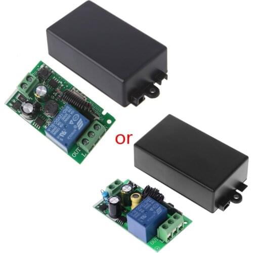 AC 220V 1CH RF 433MHz Wireless Remote Control Switch Module Learning Code Relay