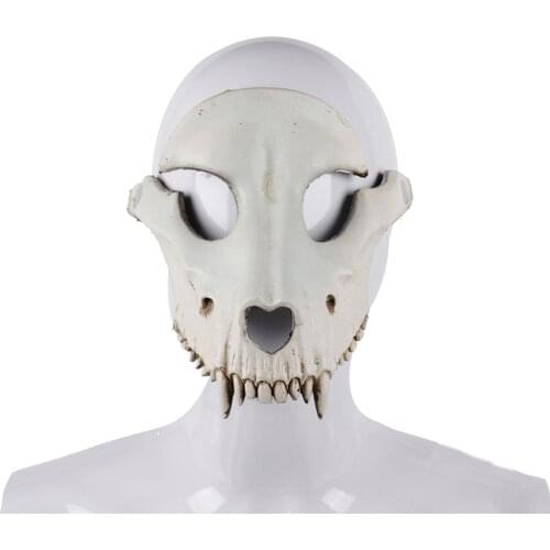 2020 New Style Halloween Cosplay Masquerade Carnival Party Props 3D Sheep Bone Skull Mask