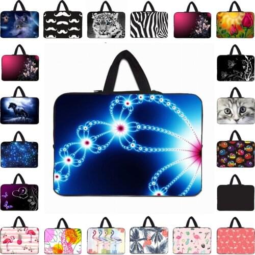 Waterproof Neoprene Handle Laptop Bag 2021 Notebook 17/16/15/14/13/12/10 inch Carry Case For Macbook Air Pro 13.3 15.4 Huawei HP