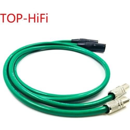 TOP-HiFi Pair Type-1016 RCA to XLR Balacned Audio Cable RCA Male to XLR Male Interconnect Cable with MCINTOSH USA-Cable