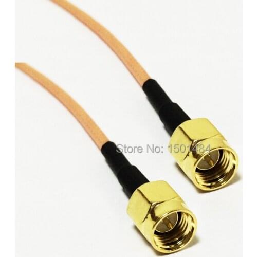 WIFI antenna cable SMA Male Plug Switch SMA Male Plug pigtail adapter RG316 15CM 6"