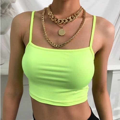 Tank Crop Top Woman Sexy Fitness Strapless Tank Tops Tees For Women Shein Simple Basic Stretch Camis haut femme Festival