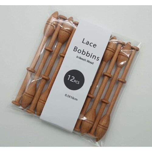 12 Pcs Bobbin Lace Danish Style Weaving Tool Kit Portable for Beginners Lace Making SCIE999