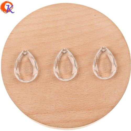 Cordial Design 100Pcs 18*25MM Jewelry Accessories/Hand Made/Water Drop Shape/Resin Beads/Earring Findings/DIY Making/Charms