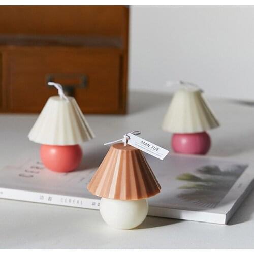Lamp Shaped Plaster Candle Mould Plastic Candle Mold DIY Handmade Candle Making Model Candle Crafts Candle Making Molds Table