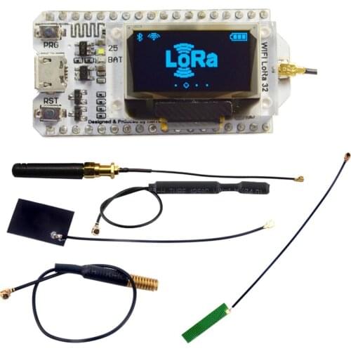 SX1278 LoRa ESP32 0.96 inch Blue OLED Display Bluetooth WIFI Lora Module Transceiver IOT Development Board 433mhz 868MHz 915MHZ