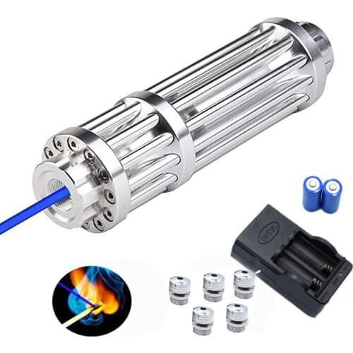 High Powerful Laser Pointer Red/Green/Blue Beam Visible Lights Torch Tactical High Power Fire Focus Burning Laser Pen