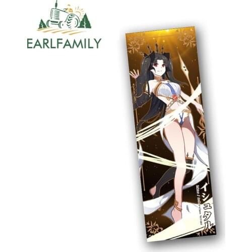 EARLFAMILY 13cm x 5.6cm for Fate Anime Car Stickers Vinyl Car Wrap Decal Funny Auto Car Assessoires Motorcycle Decals Decor