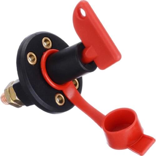 New 12V 300A Battery Main Switch Disconnector Boat Car Load Switch With 2 Removable Keys High Quality