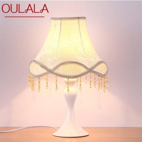 OULALA Table Light Contemporary Simple Design LED Desk Lamp Home Decorative For Bedroom