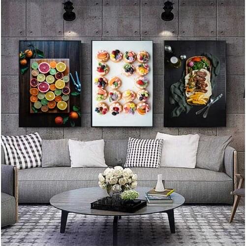 Food Poster Nordic Decoration Canvas Painting Pictures for Kitchen Decor Fruit Print Vegetable Wall Art Home Artwork
