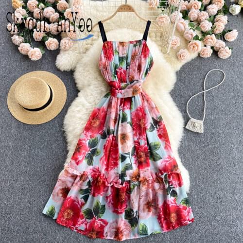 SKyddr AnYoo Sleeveless Summer Dresses