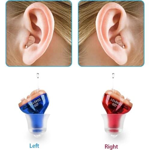 Hearing Aids audifonos for Deafness Adjustable Micro Wireless J20 Mini Invisible Hearing Aid Ear Sound Amplifier