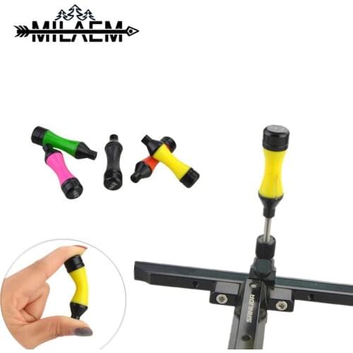 Archery Recurve Bow Sight Stabilizer Rubber Damper Absorbing Aiming Head Stabilizer Outdoor Bow And Arrow Hunting Accessories