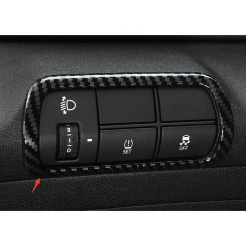 STYO For Hyundai Elantra CN7 2021 2022 Car Headlight Inner Switch Buttons Frame Decorative Trim Cover