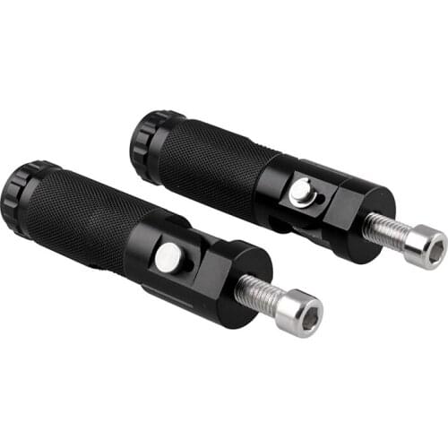 2pcs Black CNC aluminum alloy universal motorcycle pedals pedal folding pedal motorcycle accessories set For Honda shadow Msx125