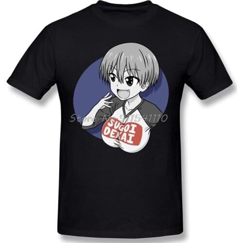 Uzaki Chan Wants to Hang Out Hana Sakurai Ami Anime Men 100% Cotton TShirt Graphic Plus Size Tops Cool Oversized Shirt 2020