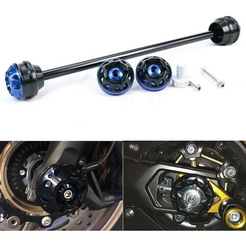 Motorcycle Front Rear Axle Fork Wheel Protector Crash Sliders Falling Protection For Yamaha TMAX 530 2012 - 2015 T MAX TMAX 530