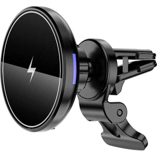 15W Magnetic Wireless Car Charger for iPhone 12 pro max Qi Magnetic Wireless Charger Car Air Vent Phone Holder for iPhone 12mini