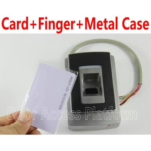 2018 Newest Standalone Door Fingerprint Access controller machine with wiegand in/out Whole Metal Case+EM ID Card Door locker