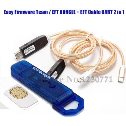 2021 Version 100% Original EASY FIRMWARE TEMA / EFT DONGLE + EFT Cable UART 2 in 1