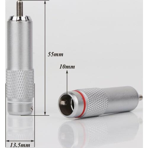 4pcs Oyaide Hi-end RCA Plug Audio Video Cable Connector Plug rca adapter jack for hifi cable diy signale cable jack