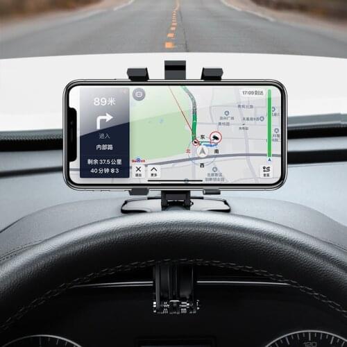 Car Phone Mount Holder Universal Car Dashboard Mobile Phone Stands 360 Degree Cell Phone Holder for iPhone 12 Max XS Samsung