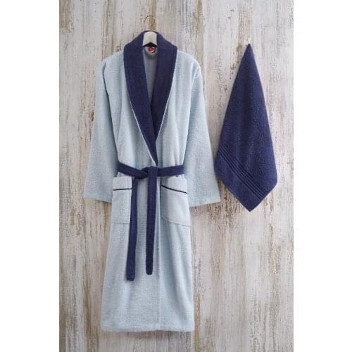 Bathrobe Set 100% Cotton Towel Robe Men Women Night Robe Sleepwear Male Casual Home Unisex lovers Soft Bath Robe