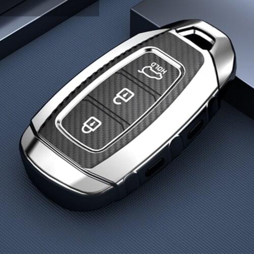 Car key case for hyundai solaris i30 i40 i10 i20 creta tucson santa fe ix35 ix25 elantra sonata kona 2008 matrix verna accent