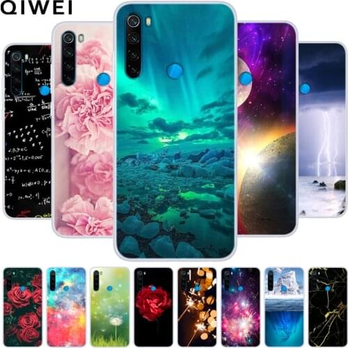 For Xiaomi Redmi Note 8T Case Pattern Painted Soft TPU Silicone Phone Cases for Xiomi Redmi Note 8 Pro Note8 8Pro 8 T Back Cover