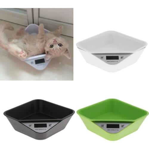 Digital Kitchen Pets Scale For New Born Puppy Or Small Kitty With Free Tray
